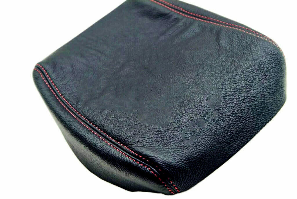 Center Console Armrest for Jeep Cherokee SRT-8 (2005–2010) Red Stitch PVC Leather
