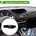Dashboard Cover for Mercedes-Benz E-Class (2017–2021) Polyester Black Gray