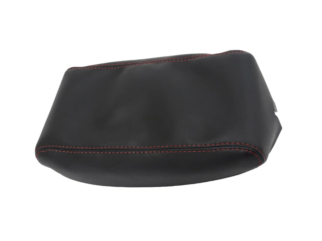 Leather Synthetic Console Center Armrest Cover for Camaro (1982–1992) Red Stitch