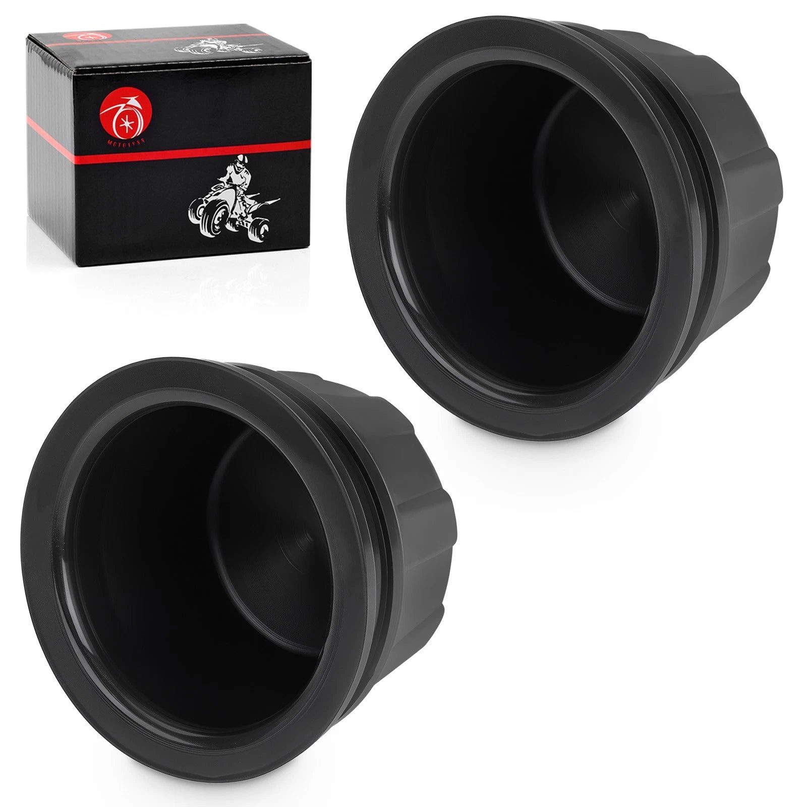 2X Wheel Center Caps for Honda Rincon TRX680FA/TRX680FGA (2006–2023)