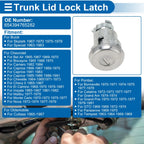 Trunk Lock Cylinder Set w/Tailgate Lock & Keys for Buick Special (1963)