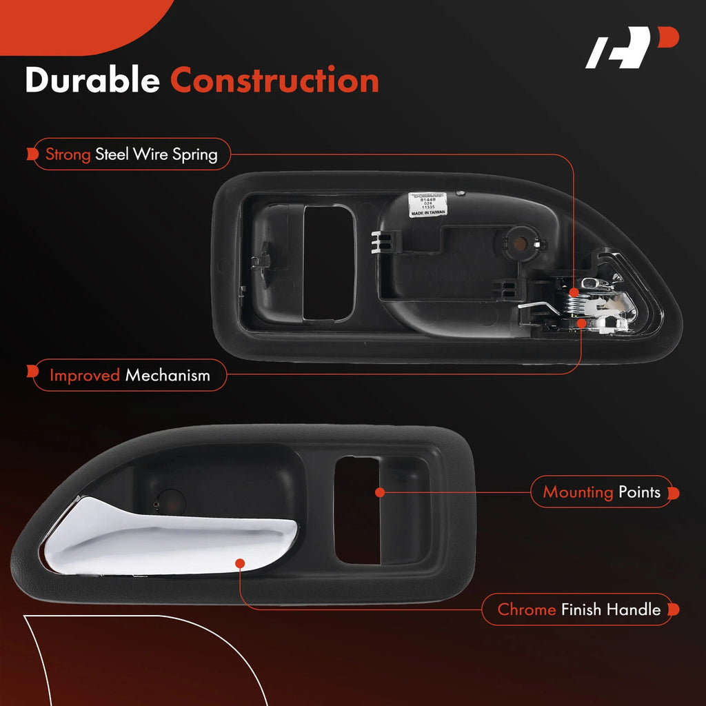 Chrome Front Left Interior Door Handle for Honda Accord (1994-1997)