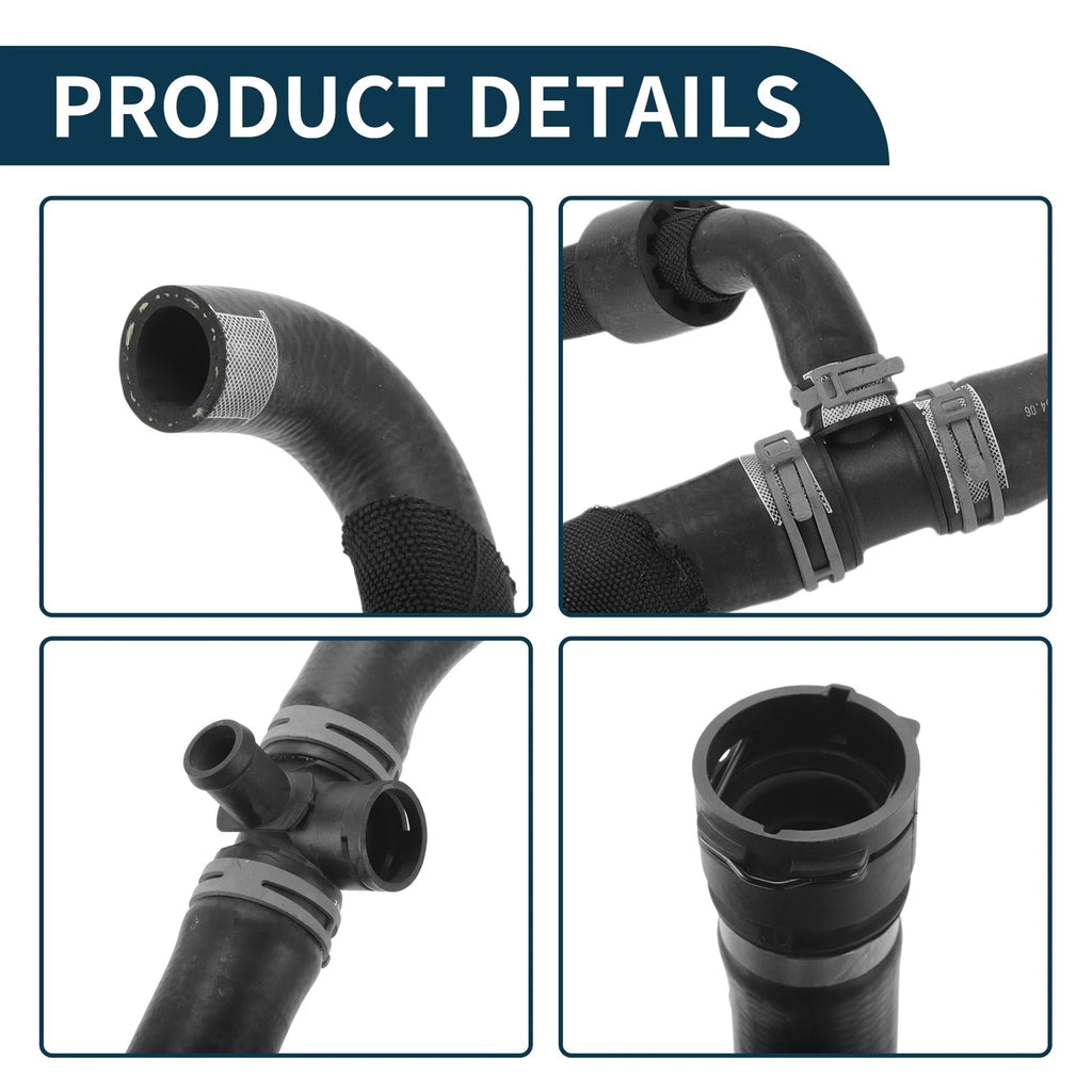 Radiator Hose Downpipe for Audi Q7 (2016) No. 4M0122055BT/4M0122055BG Rubber