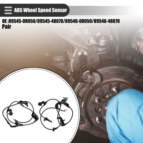 1 Pair ABS Wheel Speed Sensor for Lexus NX200t (2015–2018) 724117493684