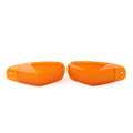 2X Amber Front Turn Signal Indicator Lens for Kawasaki ZZR400 ZZR600 (1993–2008)