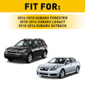 Cup Holder Divider for Subaru Forester (2014–2018) - Black