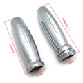 1" Billet Aluminum Hand Grips for Harley Street Bob/Honda Shadow 1100 Aero