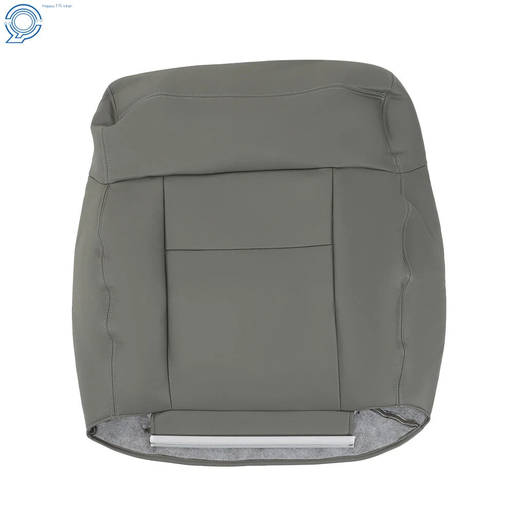 Set of 2 Leather Seat Covers for Ford F150 Lariat XLT (2004–2008) Gray