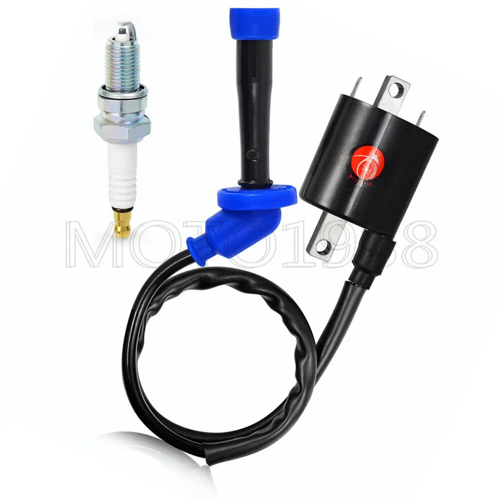 2x Ignition Coil Spark Plug for Yamaha V Star 650 XVS650 (1998–2016)