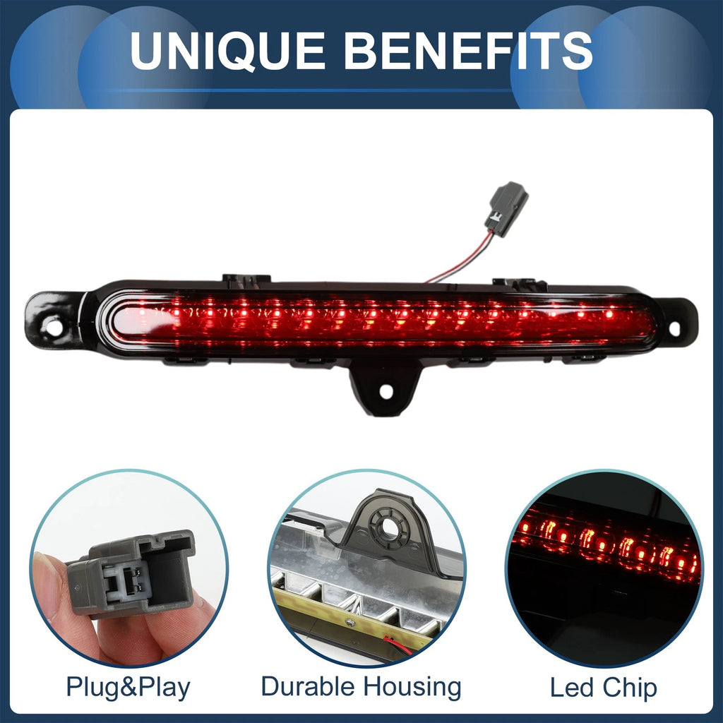 LED Third Brake Light for Ford Mustang (2010–2014) Black Housing