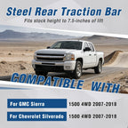 Steel Rear Traction Bar for Chevy Silverado GMC Sierra 1500 (2007–2018) 4WD