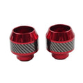 Red Front Fork Frame Sliders Crash Protection for Motorcycle