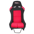 Racing Bucket Seat with Stainless Bracket Mount