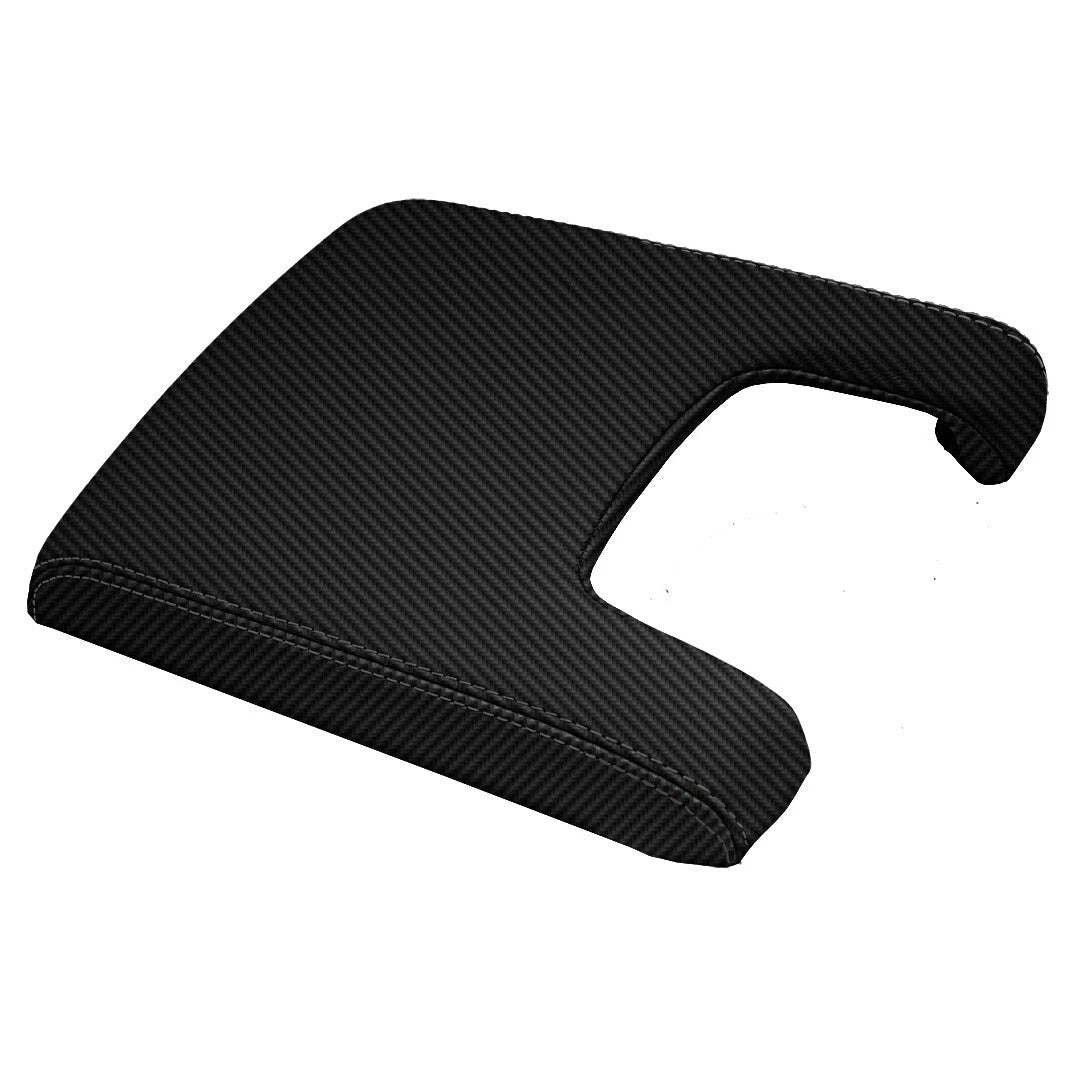 PVC Carbon Console Armrest Cover for Acura TL (2009–2014) Black