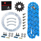 Front Rear Chain #520 98L Drive Sprocket Kit for Yamaha Warrior YFM350X (1989–2004)