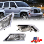 Fender Mounted Clear Marker Signal Lights for Jeep Liberty (2008–2012)