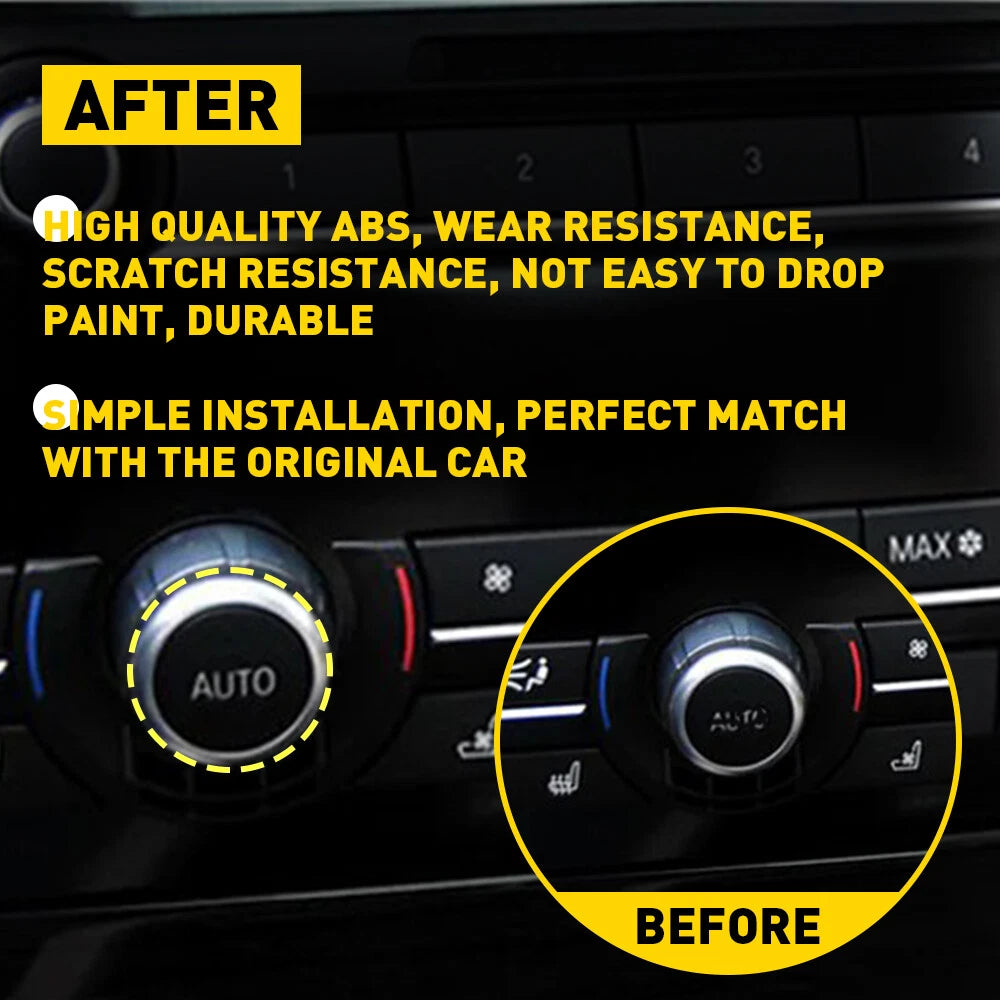 AC Climate Control Knob Cover for BMW X5 X6 (2014–2019)