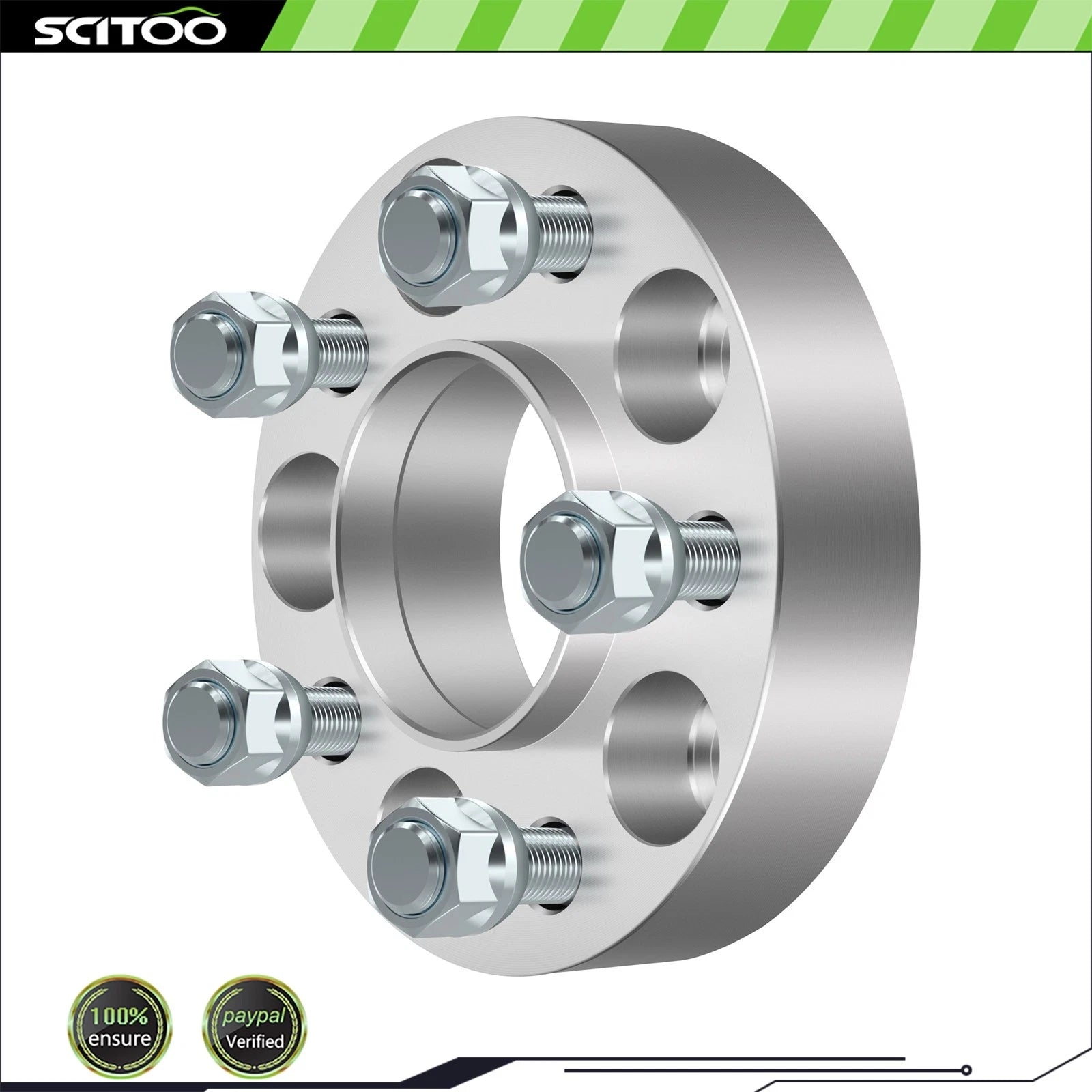2X 5x4.5 1.25" Wheel Spacers 14x1.5 for Ford Dodge Charger Magnum Chrysler 300 (2005–2010)