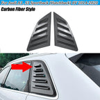 Rear Side Vent Quarter Window Louver Scoop for Audi A3 S3 8V (2014–2020)