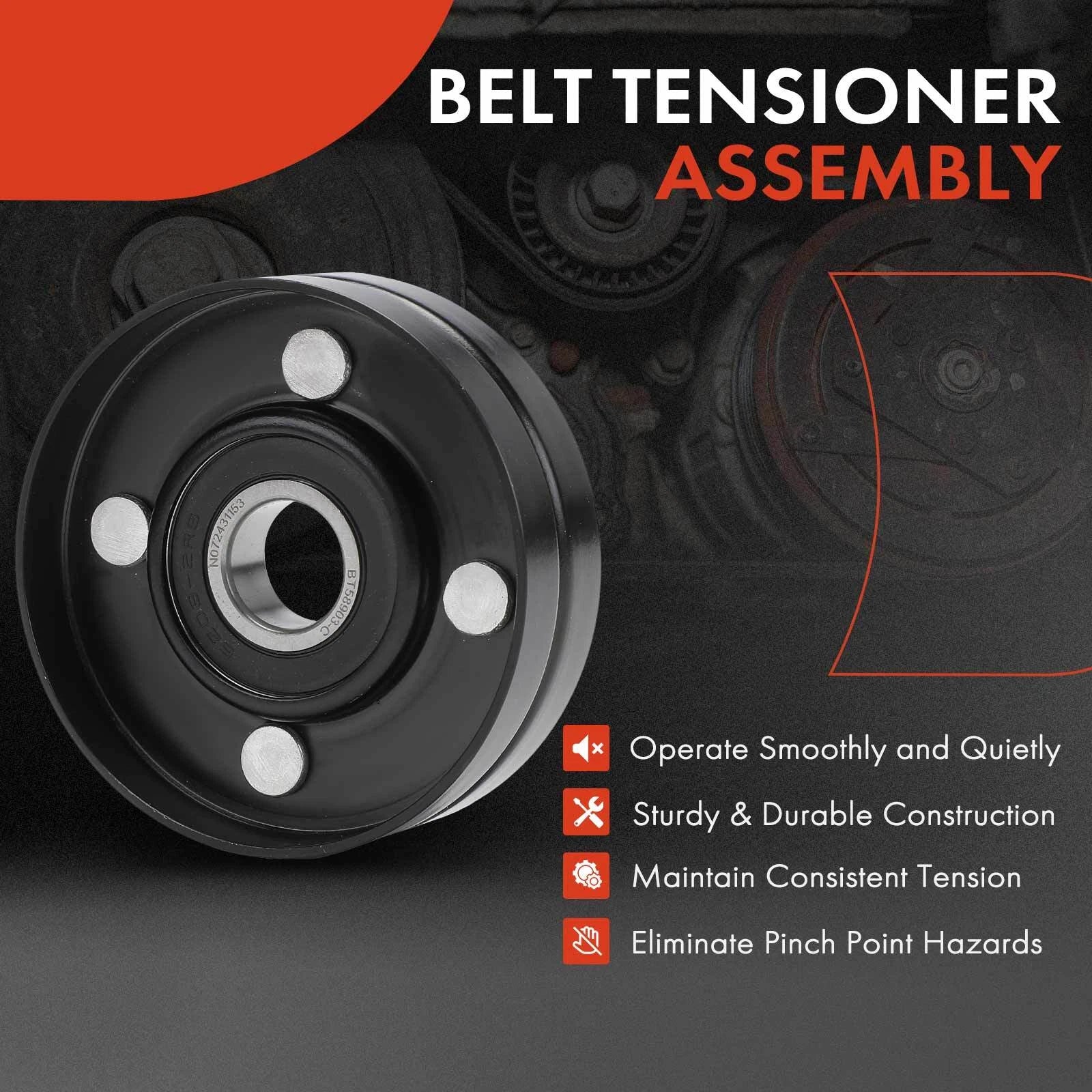 Accessory Belt Idler Pulley for Audi Q7 A6 Quattro (2007–2010)