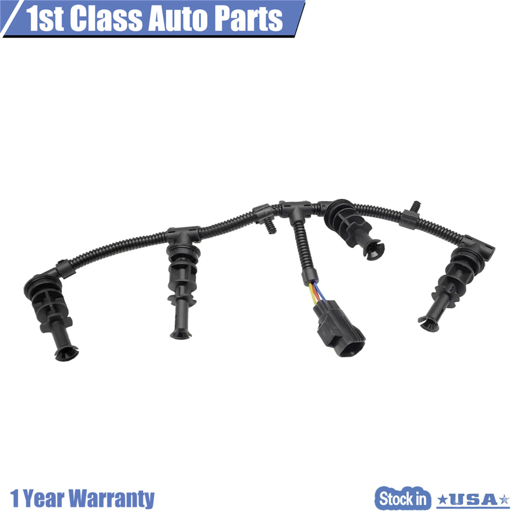 Glow Plug Wiring Harness Set for Ford F-250 F-350 F-450 F-550 (2008–2010)