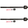 Set of 2 Inner Steering Tie Rod Ends for Cadillac Chevy Oldsmobile