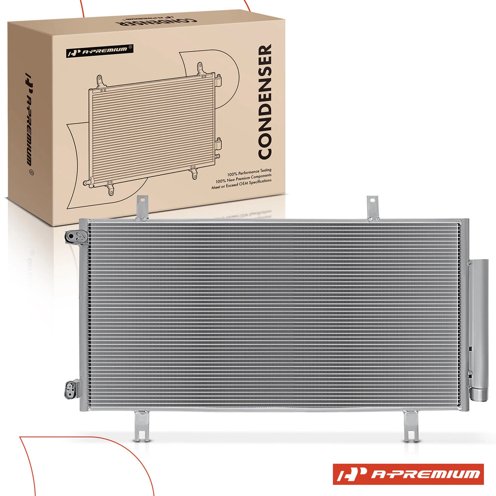 A/C Condenser with Bracket & Receiver Drier for Honda Fit (2015–2020)