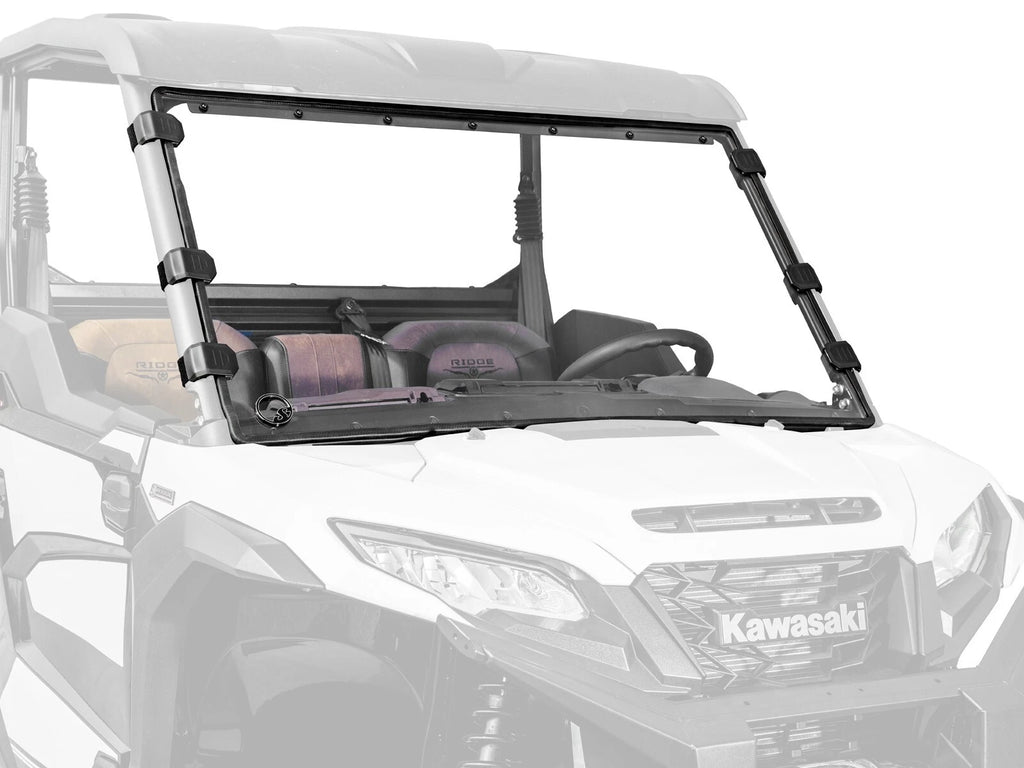 Scratch Resistant Full Windshield for Kawasaki Ridge (2014–2023)