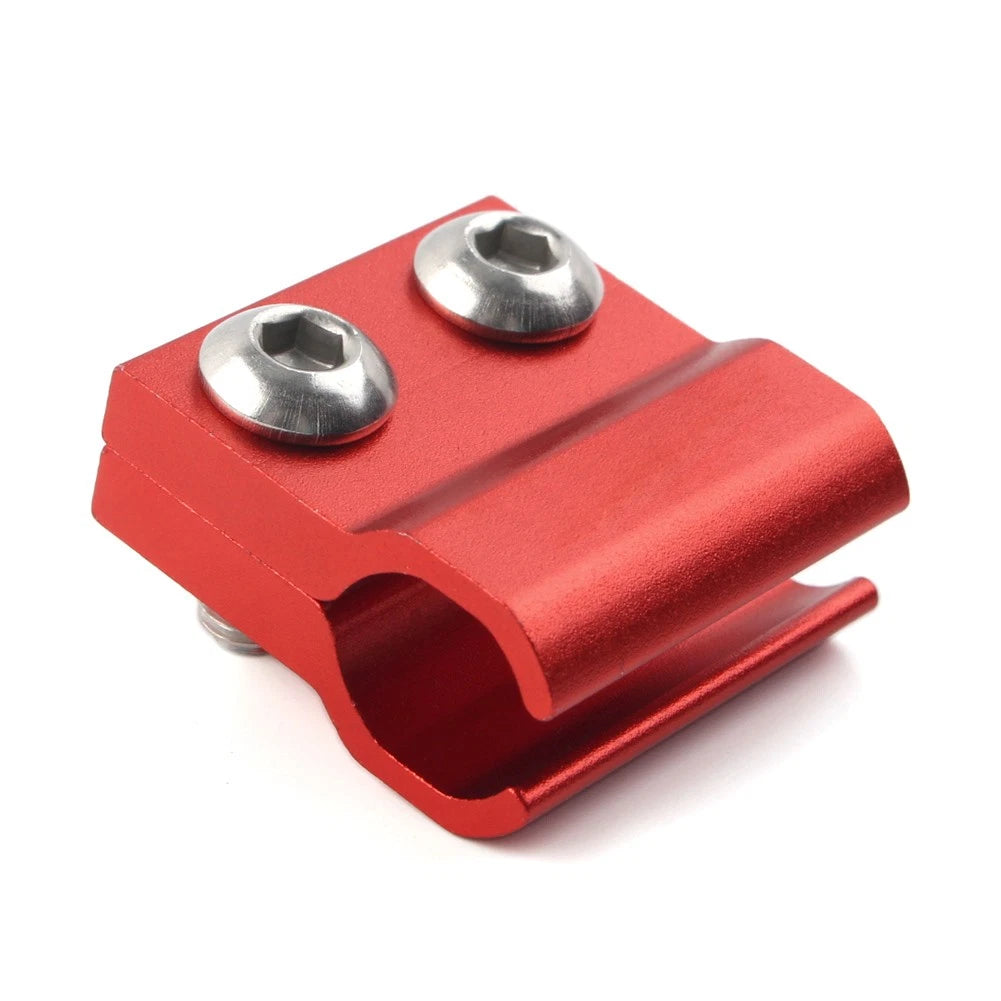 Front Brake Hose Clamp Line Holder for Honda CR80R CR85R CR125R CR250R CR500R (Red)