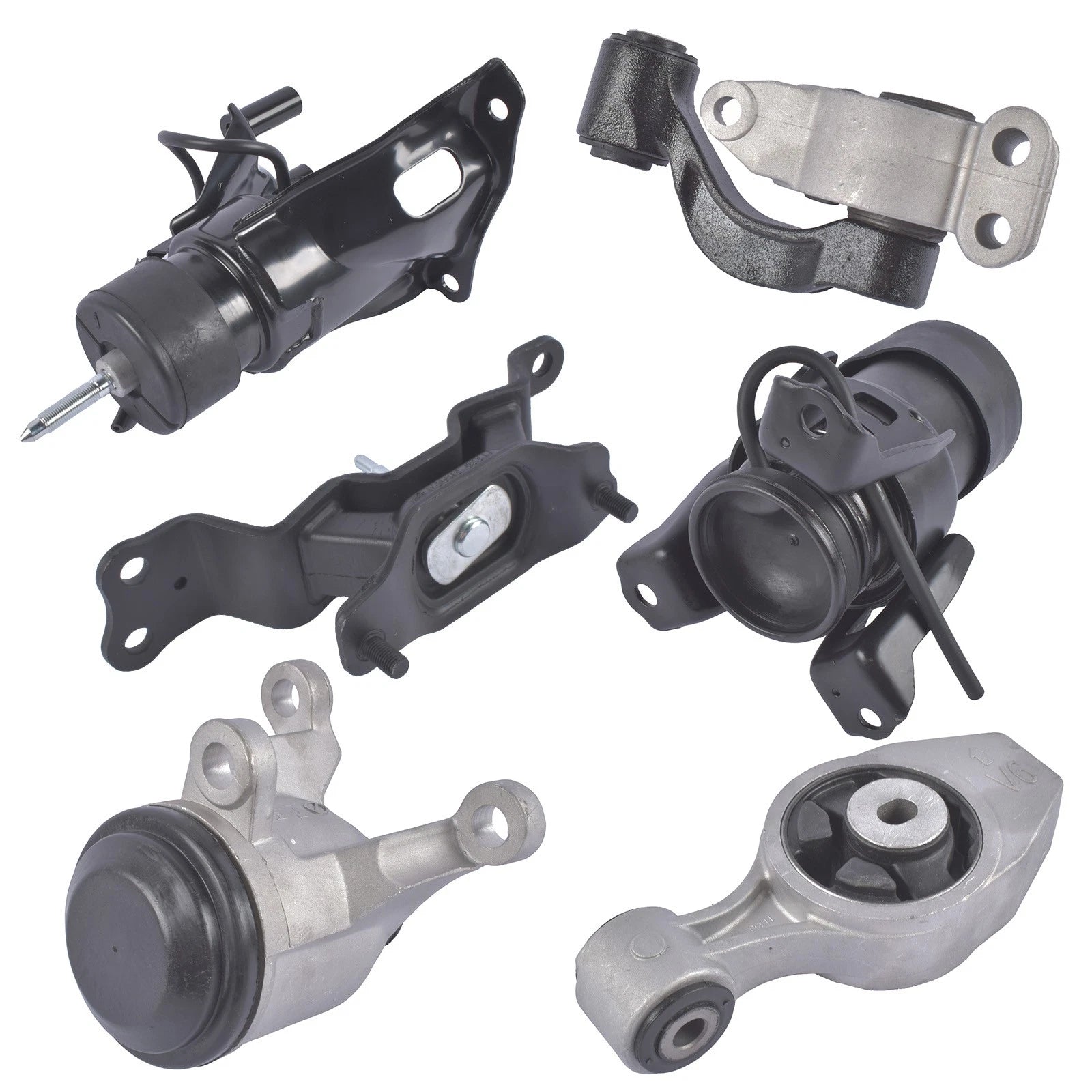 Set of 6 Engine & Transmission Mounts for Nissan Murano 3.5L V6 AWD (2015–2024)