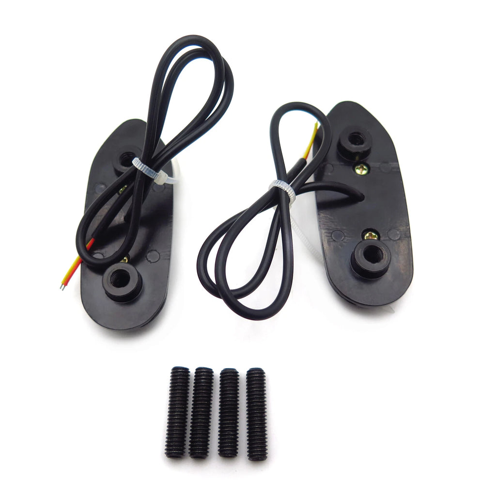 LED Signal Black Mirror Block Off Base Plate for Suzuki GSXR1000 (2005–2008) & GSX (2006–2012)