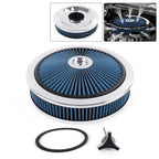 Air Cleaner Set for Super Flow Washable Black (14 In. x 3 In.)