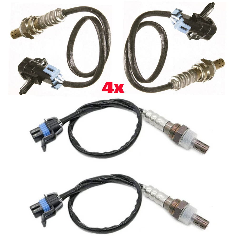 Set of 4 Upstream Downstream O2 Sensors for Chevrolet GMC Cadillac (2000–2023)