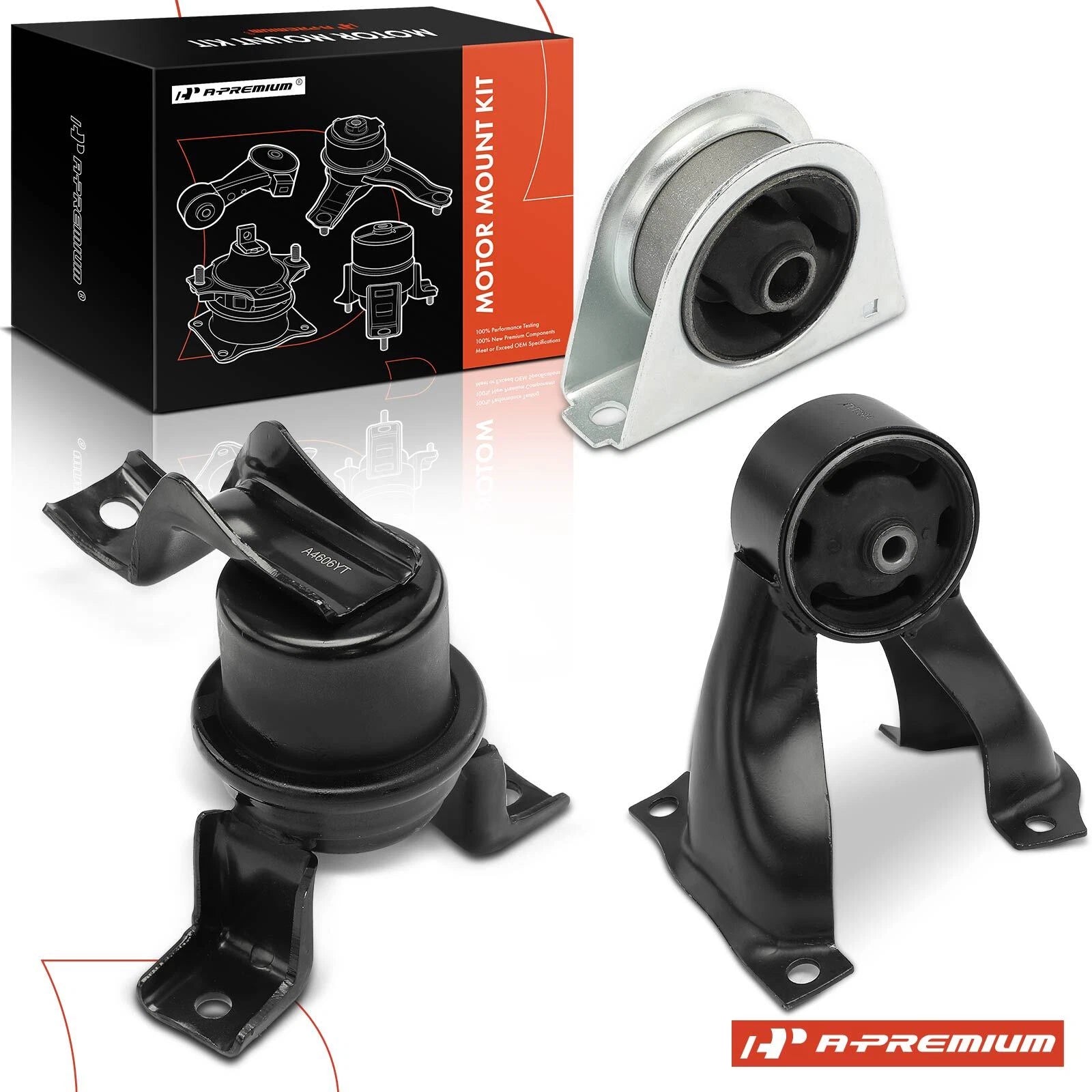 3X Engine Motor Mount for Mitsubishi Lancer (2002–2007) 2.0L Auto Trans