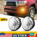 2X 42W Bumper Fog Light Lamp w/Bulbs for Tacoma (2005–2011) Tundra (2007–2013)