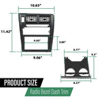 Dash Center Air Vent Radio Bezel Trim Panel for Toyota Tacoma (1995–1997)