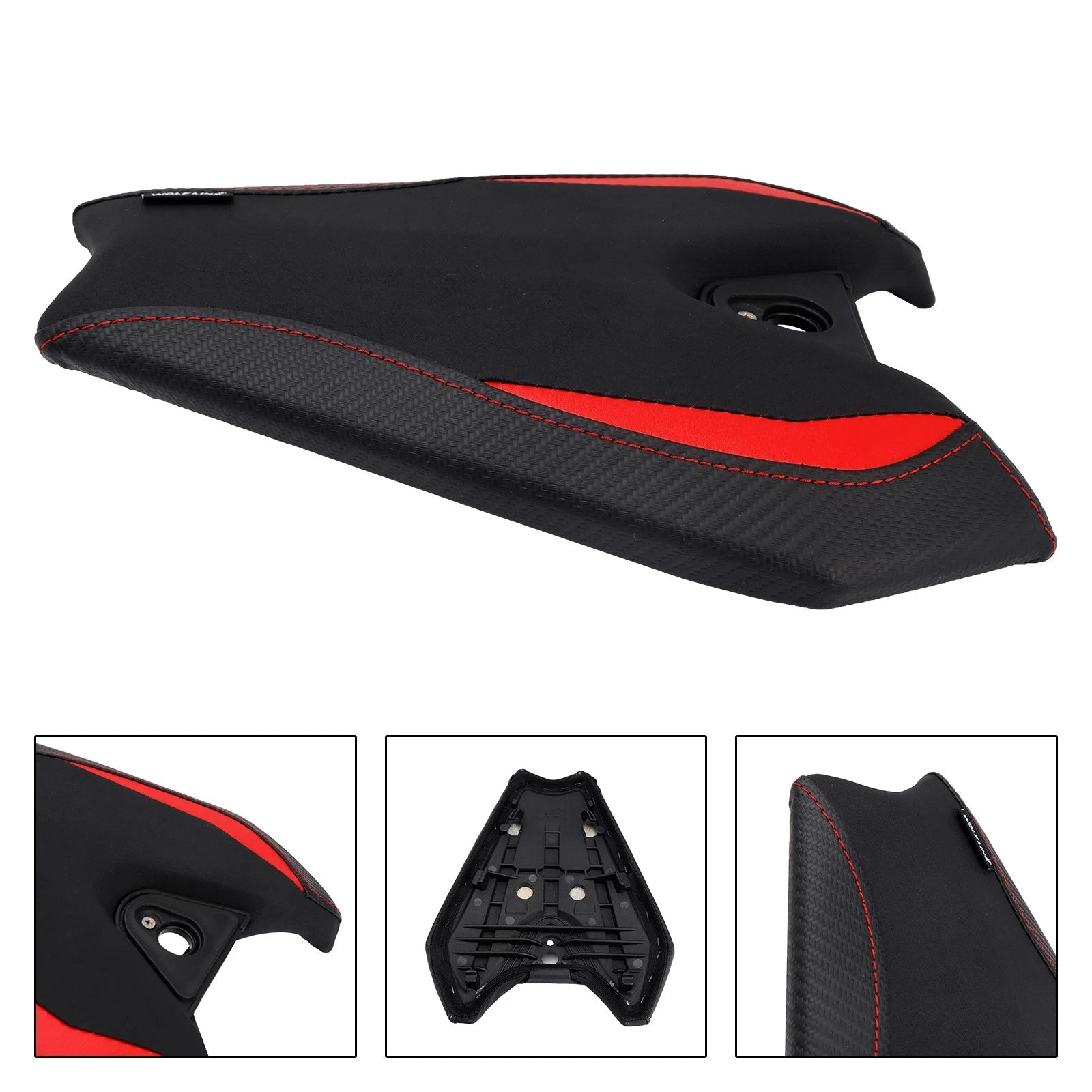 Rear Passenger Seat Pillion Cushion for Kawasaki Z1000 (2014–2025) - Red