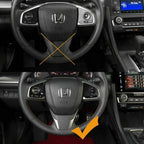 Red Center Console Strip Gear Shift Frame Decor for Honda Civic (2016-2021)