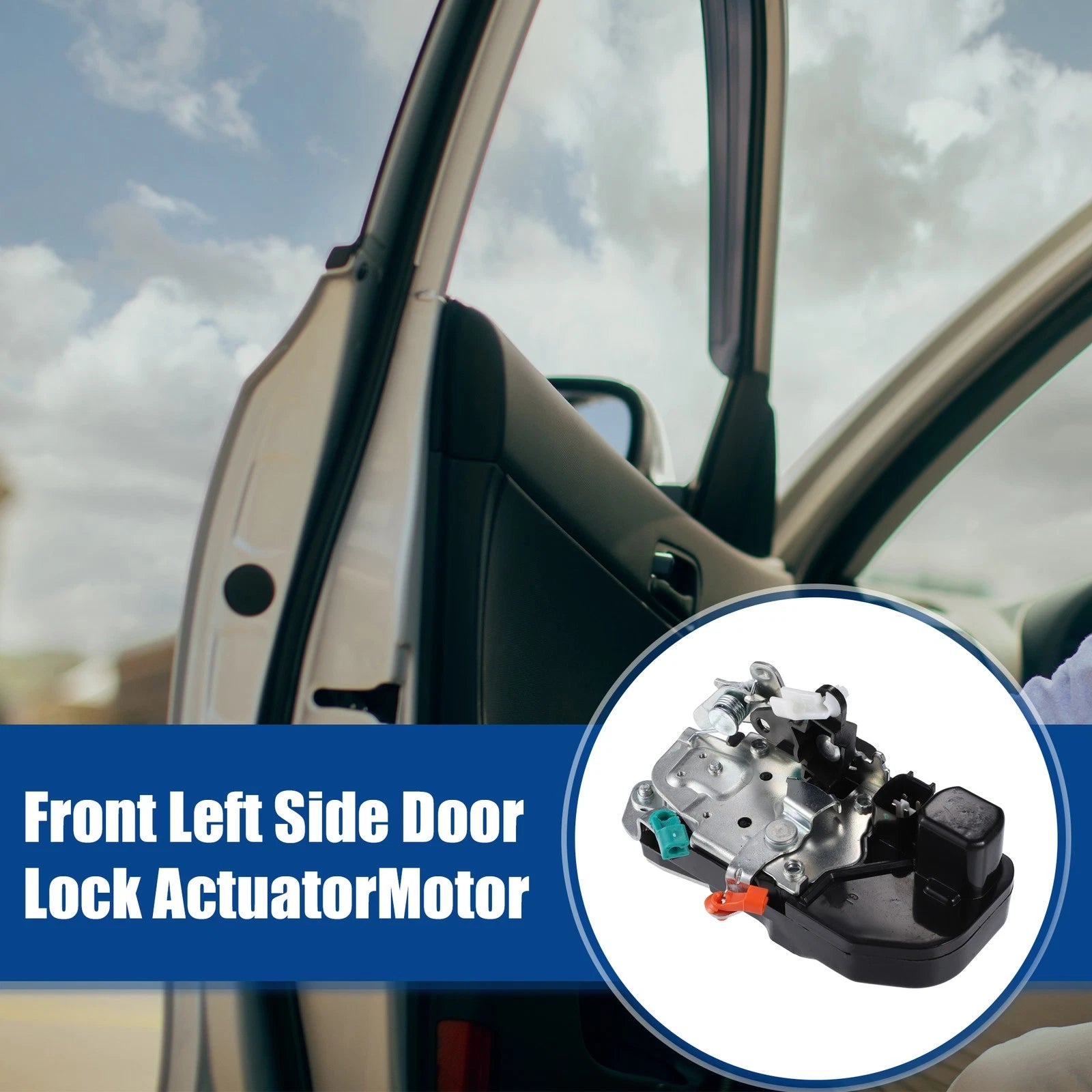 Front Left Door Lock Actuator Motor for Dodge Ram 1500 (2003–2008) No. 55276585AB