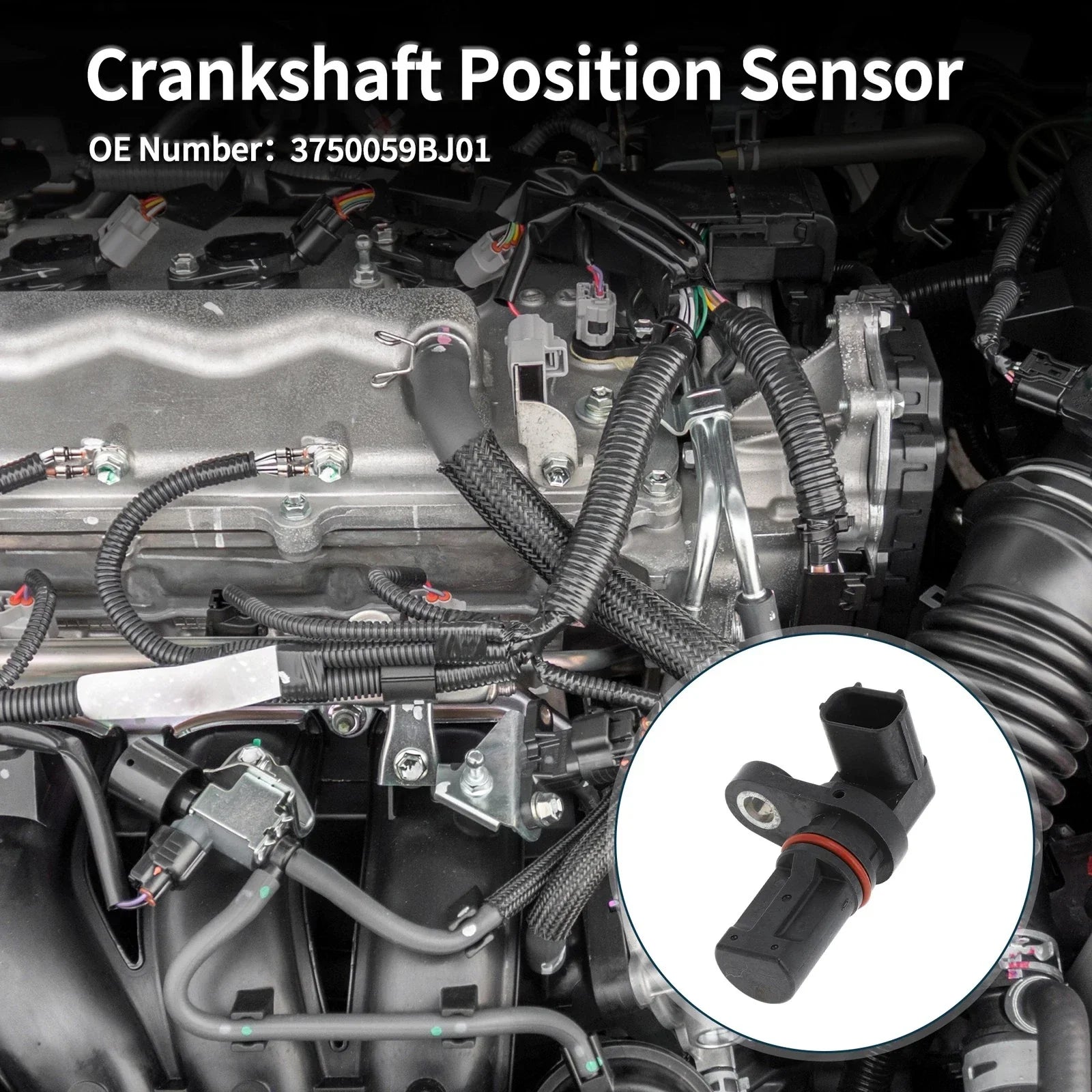 Crankshaft Position Sensor for Honda Civic 1.5 (2016-2024) 1 x Sensor