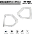 Set of 2 Chrome Front Fog Light Outer Bezel Covers for Sierra 1500 Denali (2019–2020)