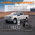 Gooseneck Trailer Hitch & 2-5/16" Ball for Universal Flatbed (30,000 lbs)