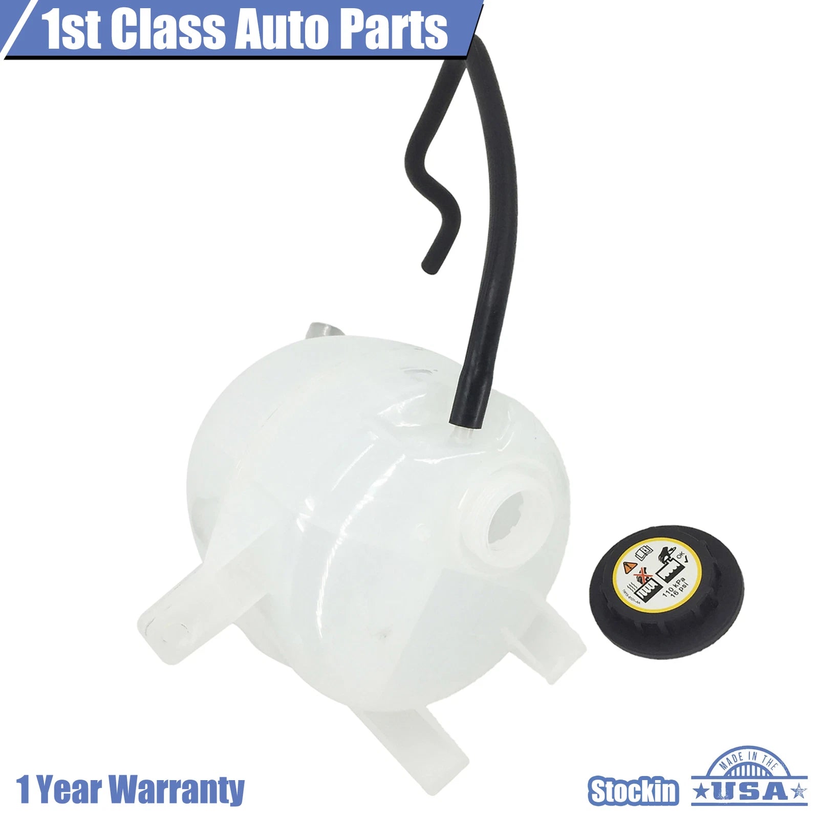 Coolant Expansion Tank for Ford E-Series E-150 E-250 E-350 F53 (1997–2014)