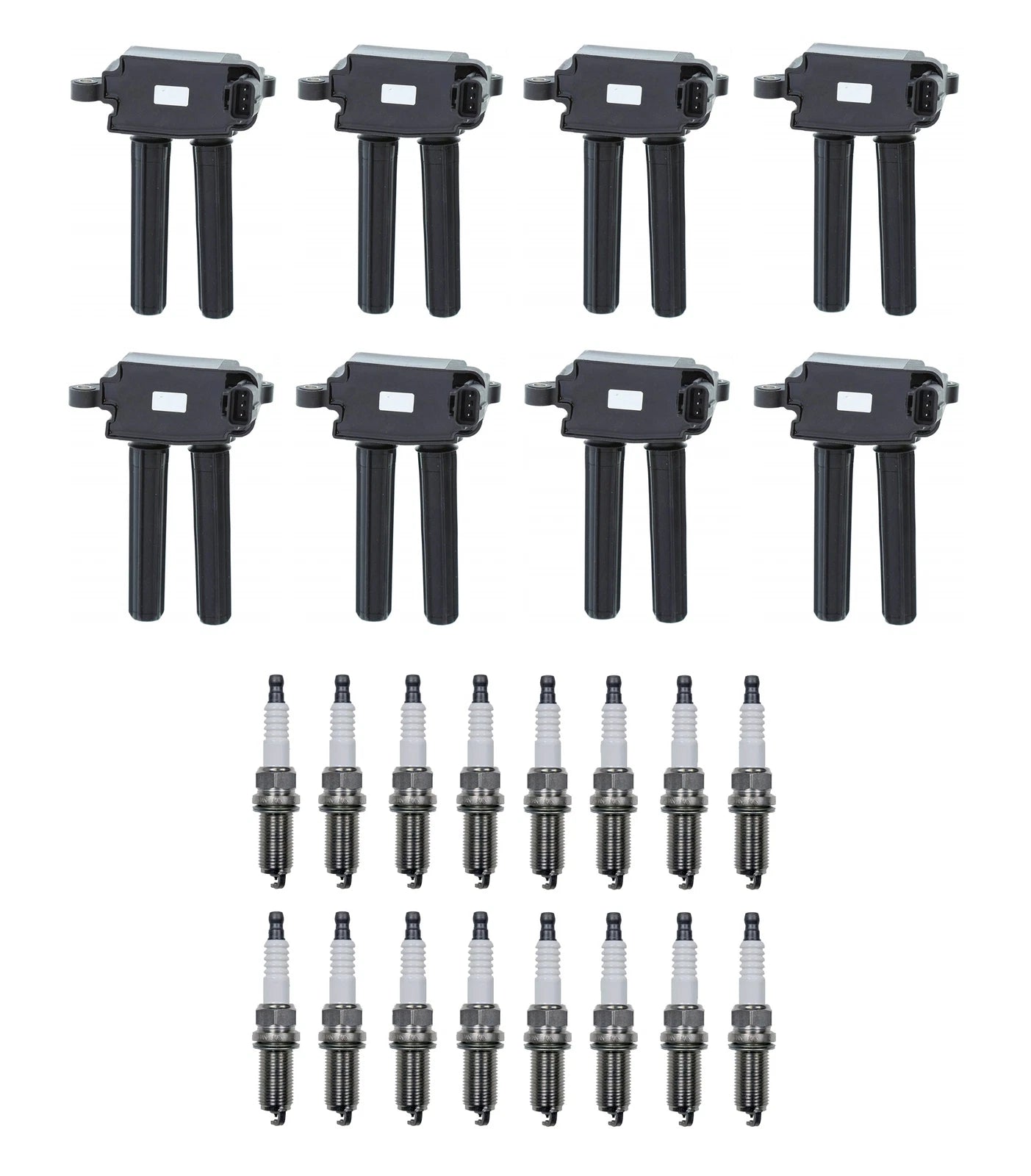Set of 8 Ignition Coils & 16 Platinum Spark Plugs for 5.7L 6.4L V8