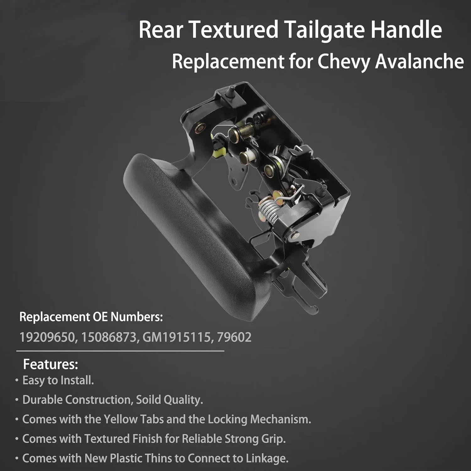 Tailgate Latch Handle for Chevy Avalanche 1500 2500 (2002-2006)