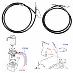 Hydraulic Hose Power Trim Kit for Volvo Penta DPH DPR (21721550, 21721548)