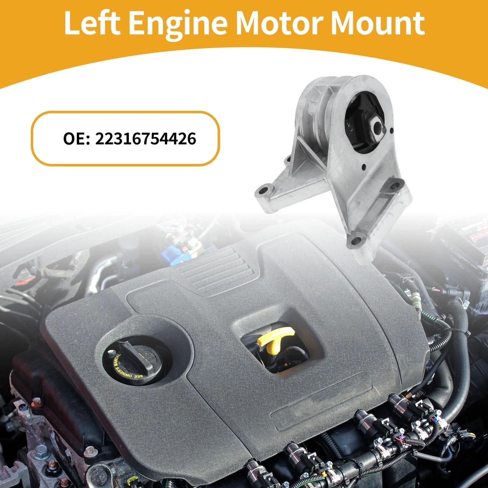 Engine Motor Left Mount for BMW Mini (2004–2007) 1.6L CVT