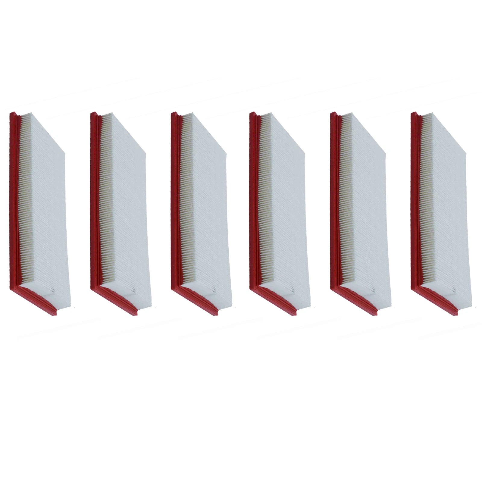 Set of 6 Wix 46077 Air Filter Panels for