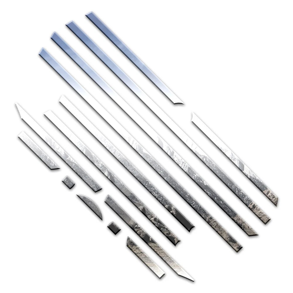 14pc. Luxury FX Chrome 1' Straight Accent Trim For 2010-2014 Cadillac CTS