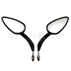 Black Long Stem Door Hinge Off Mirrors for Jeep Wrangler (1987–2019)